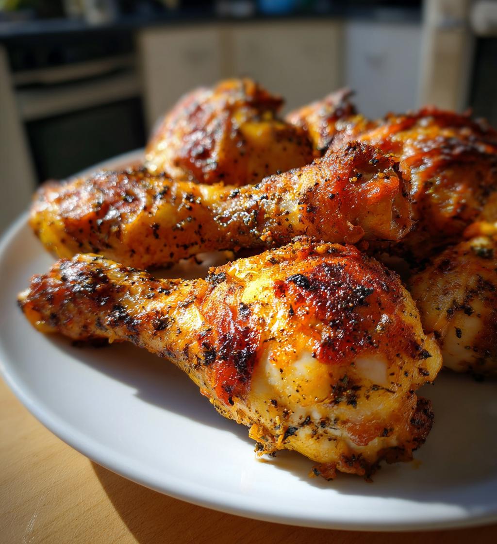 crispiest air fryer chicken legs recipe