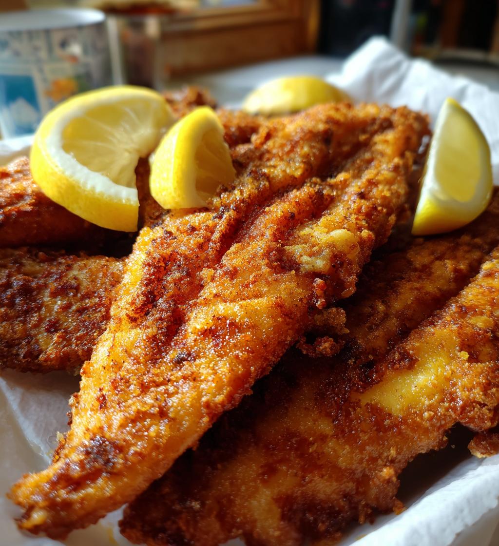 crispy fried catfish - detail 1