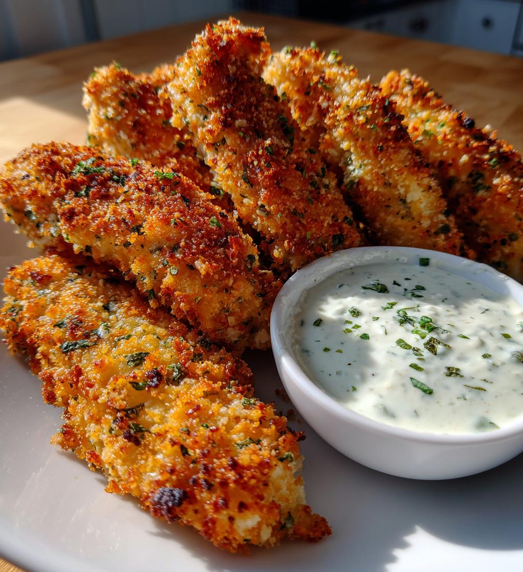 crispy parmesan ranch chicken tenders