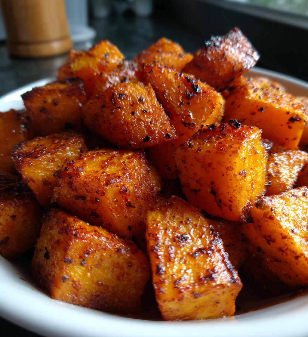 crispy roasted sweet potatoes - detail 1