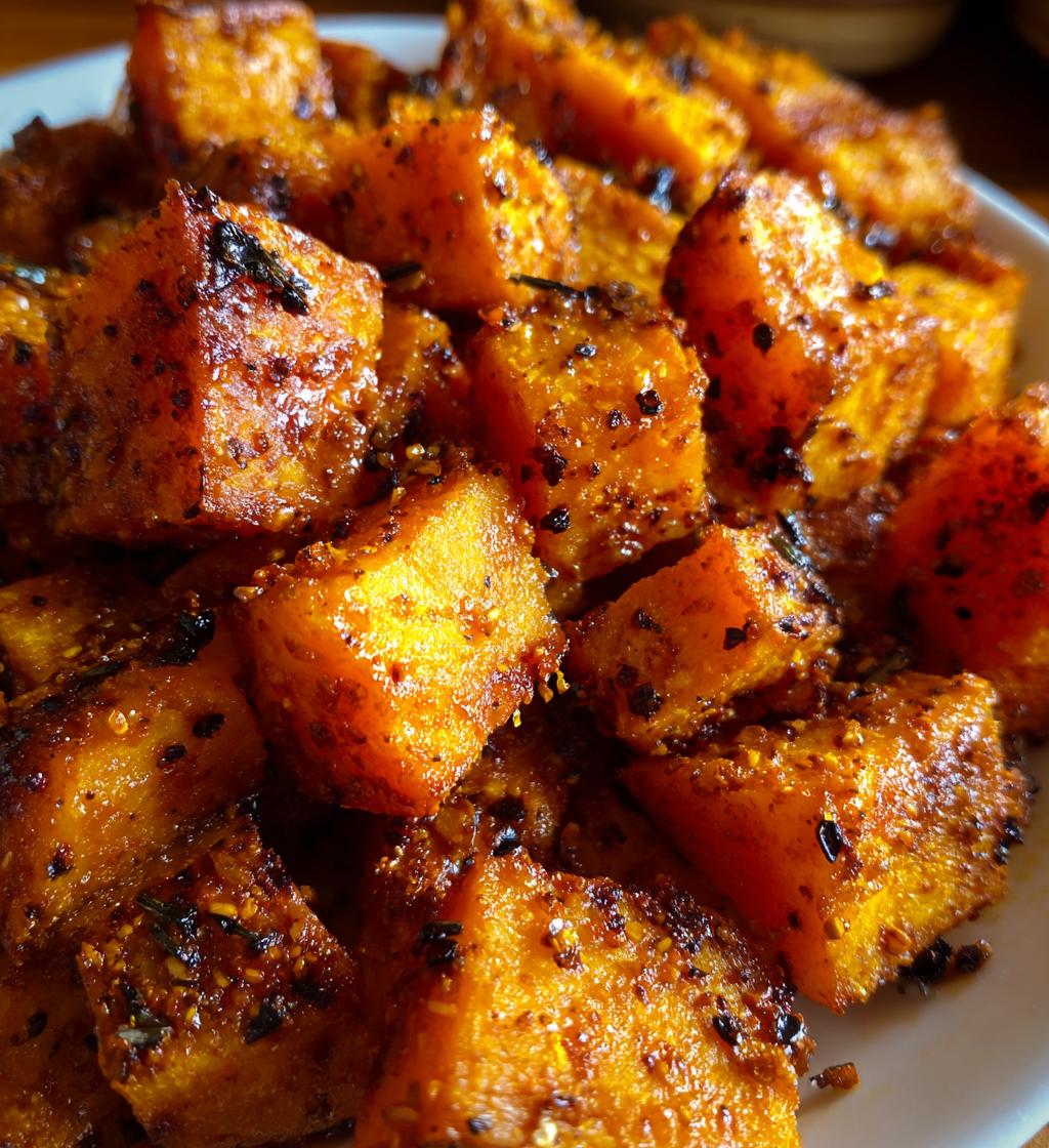 crispy roasted sweet potatoes