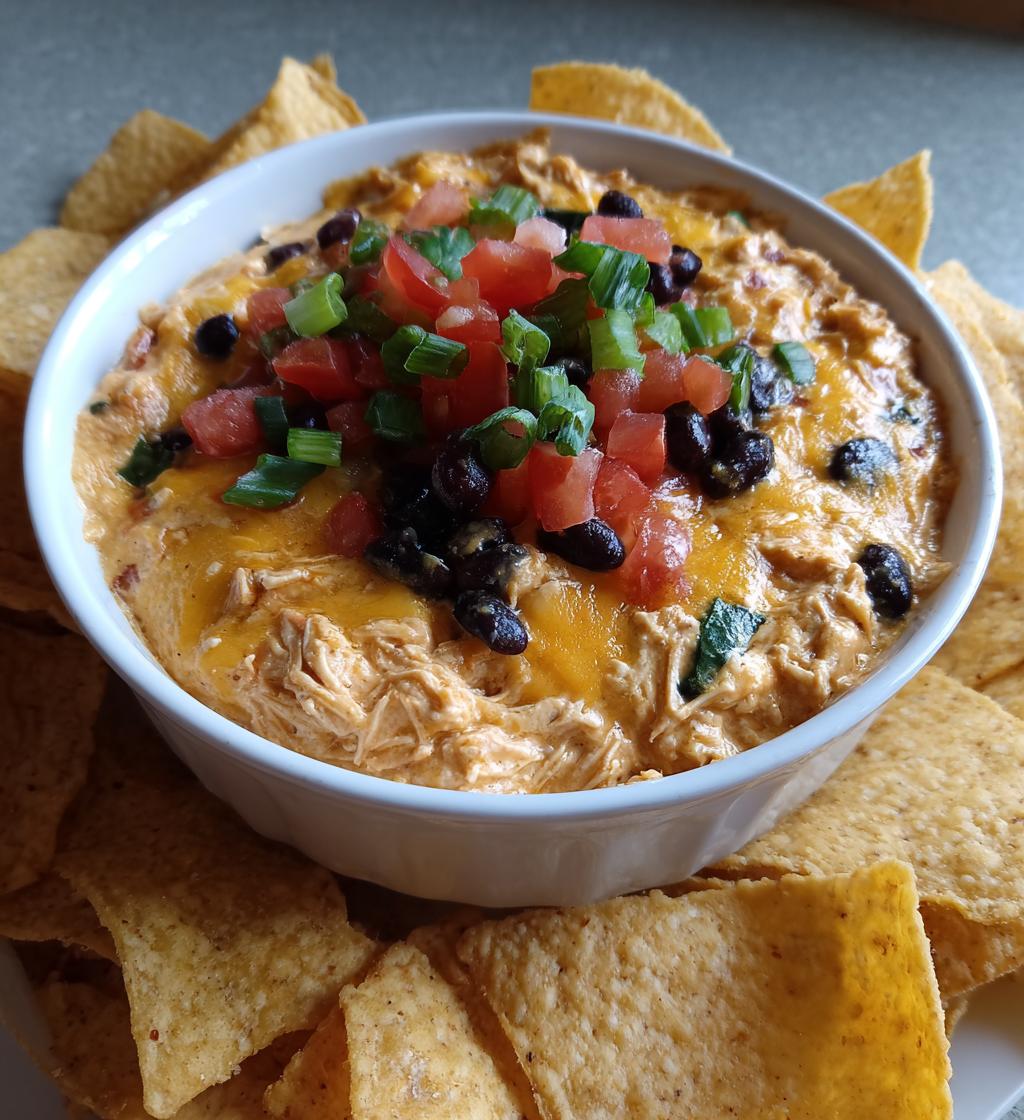 crock pot chicken nacho dip - detail 1