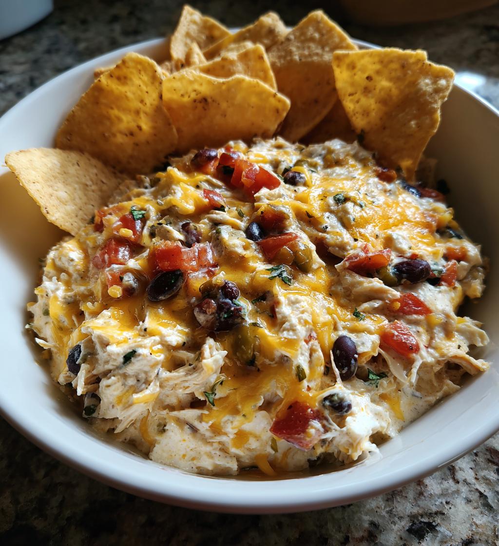 crock pot chicken nacho dip