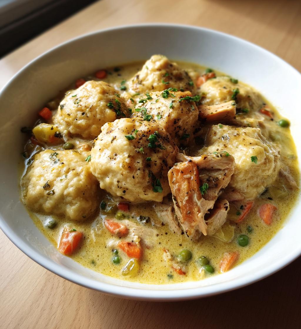 crockpot chicken and dumplings