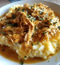 crockpot chicken and gravy