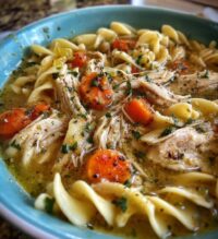 crockpot chicken noodle soup
