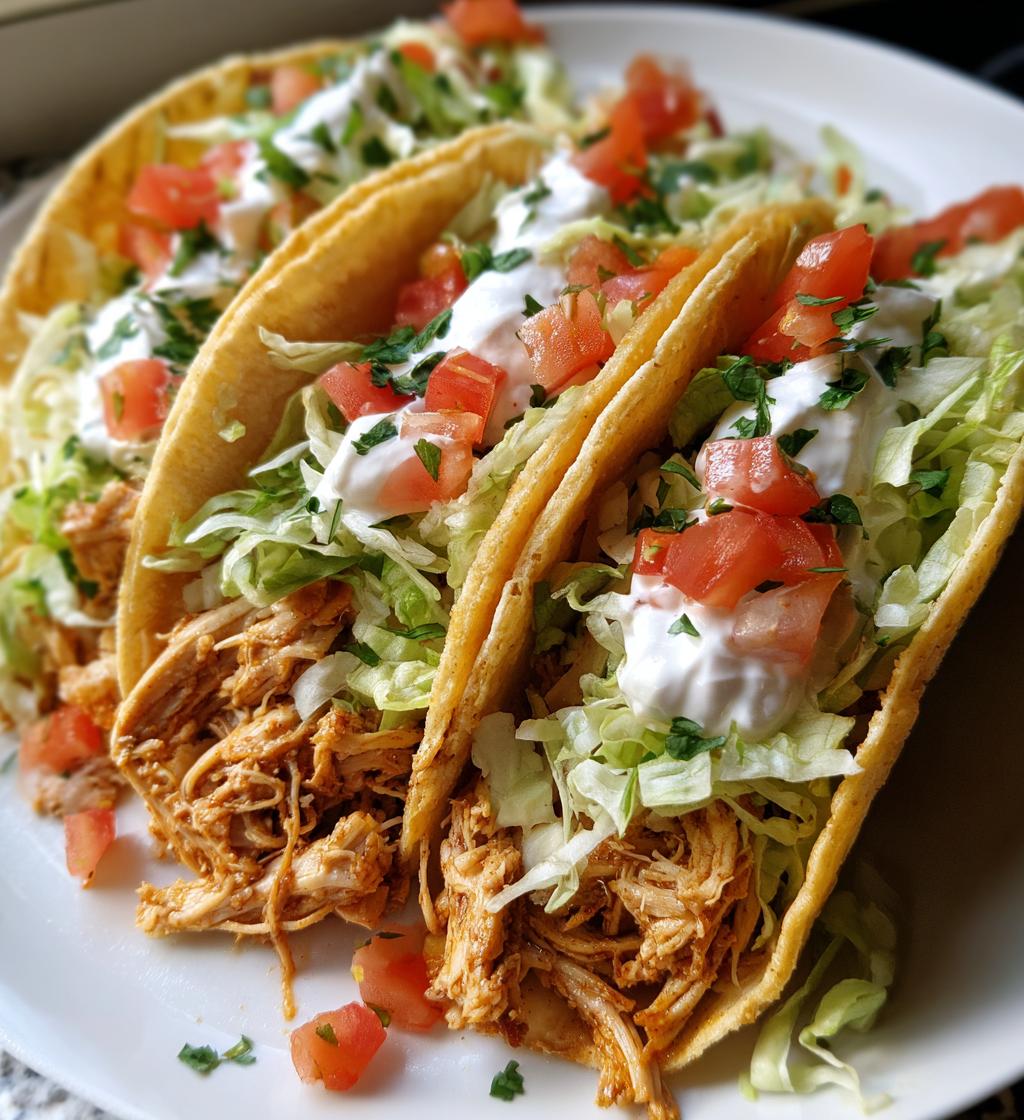 crockpot chicken tacos