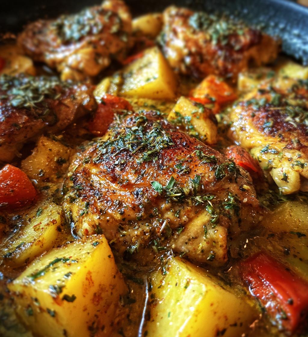 crockpot ranch chicken and potatoes - detail 1