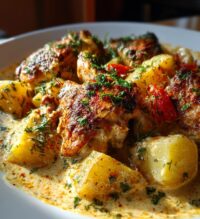crockpot ranch chicken and potatoes