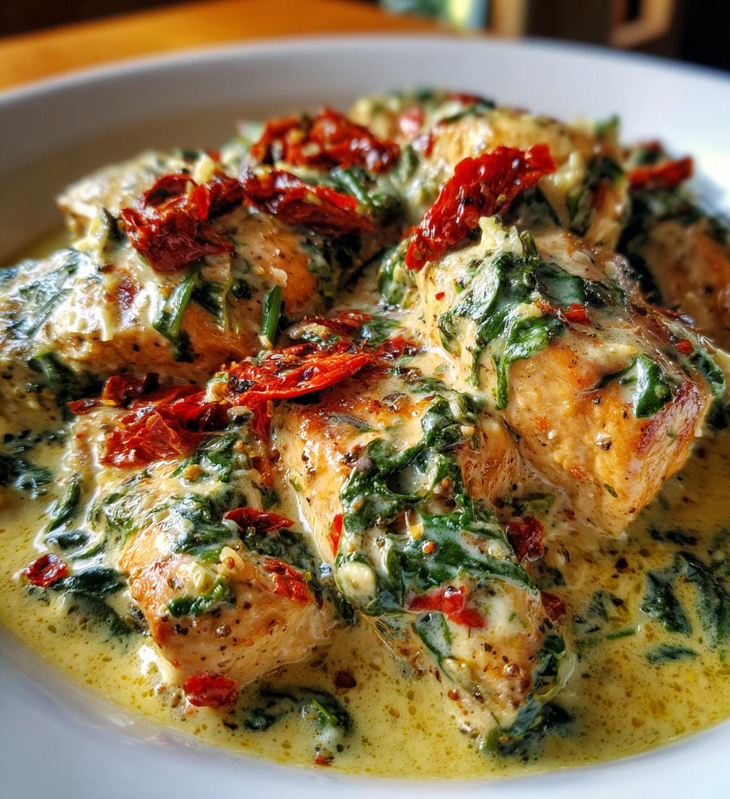 crockpot tuscan garlic chicken