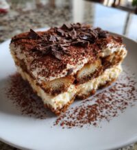 decadent chocolate ricotta tiramisu