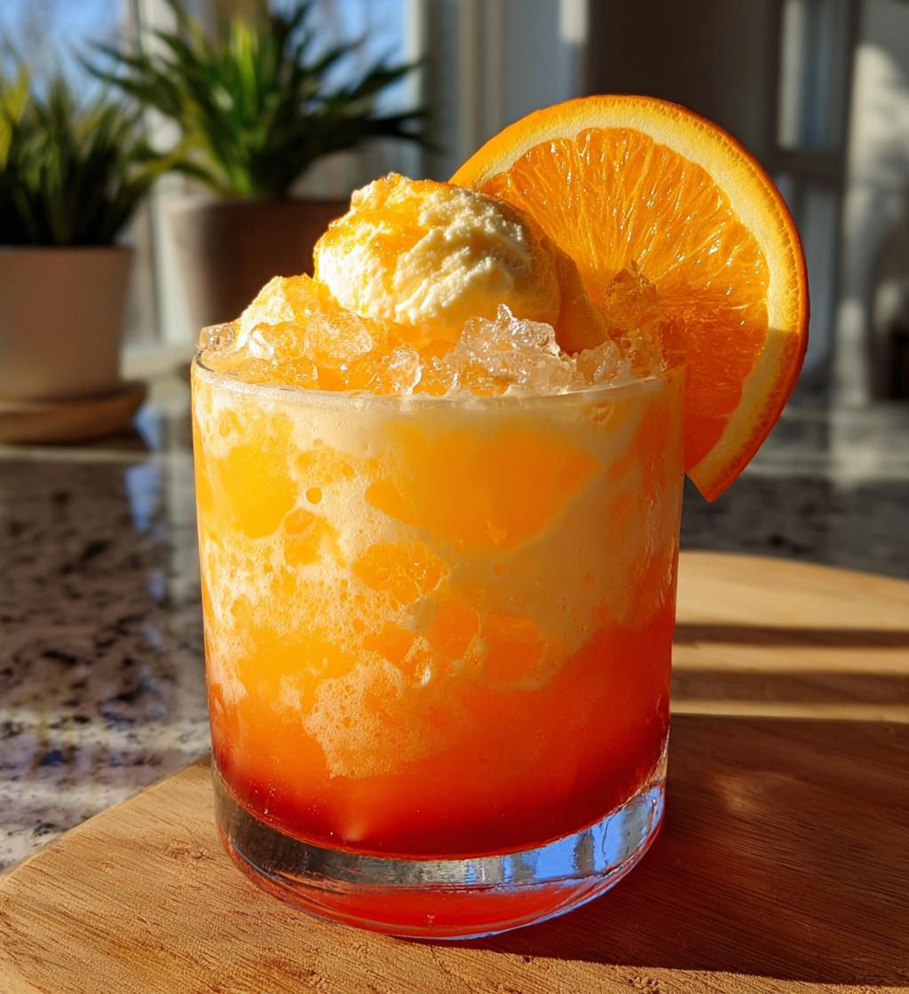 dreamsicle orange punch - detail 1