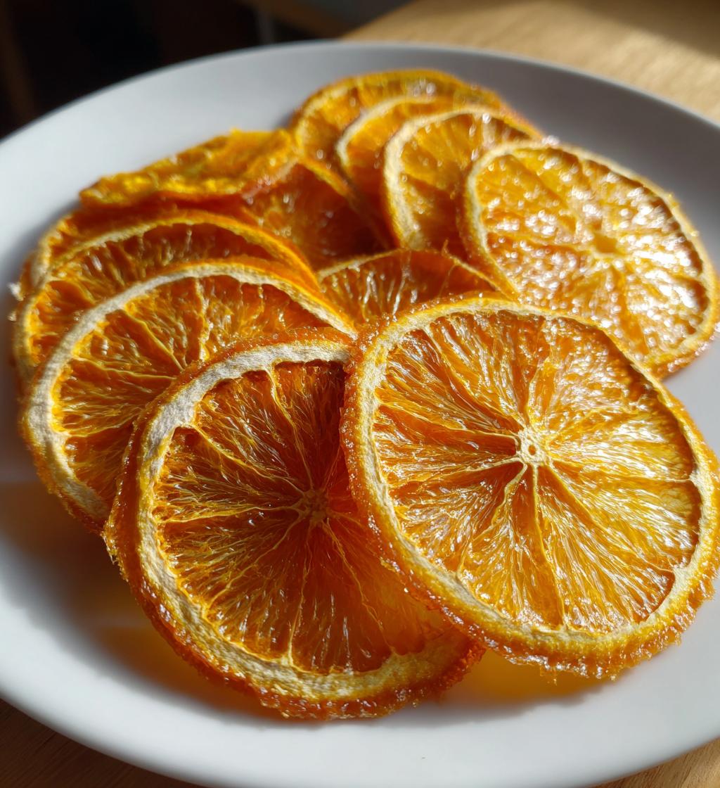 dried orange slices - detail 1