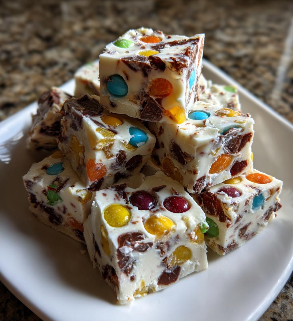easter candy fudge - detail 1