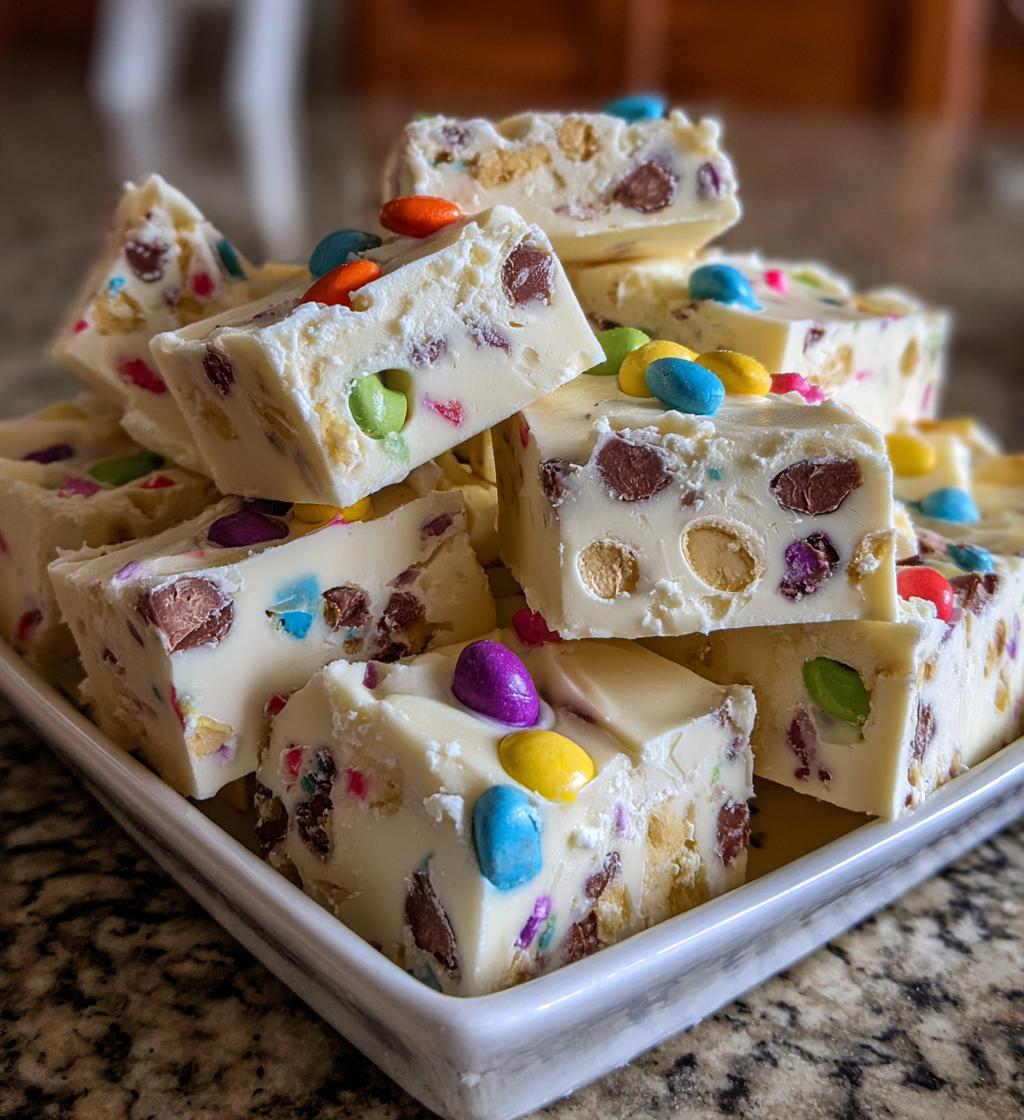 easter candy fudge