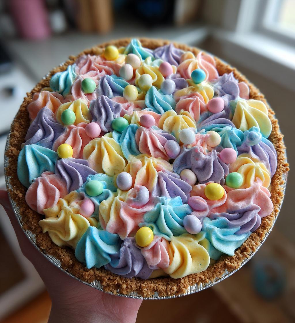 easter swirl pie - detail 1