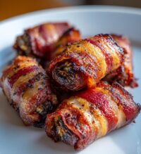 easy air fryer bacon wrapped dates recipe