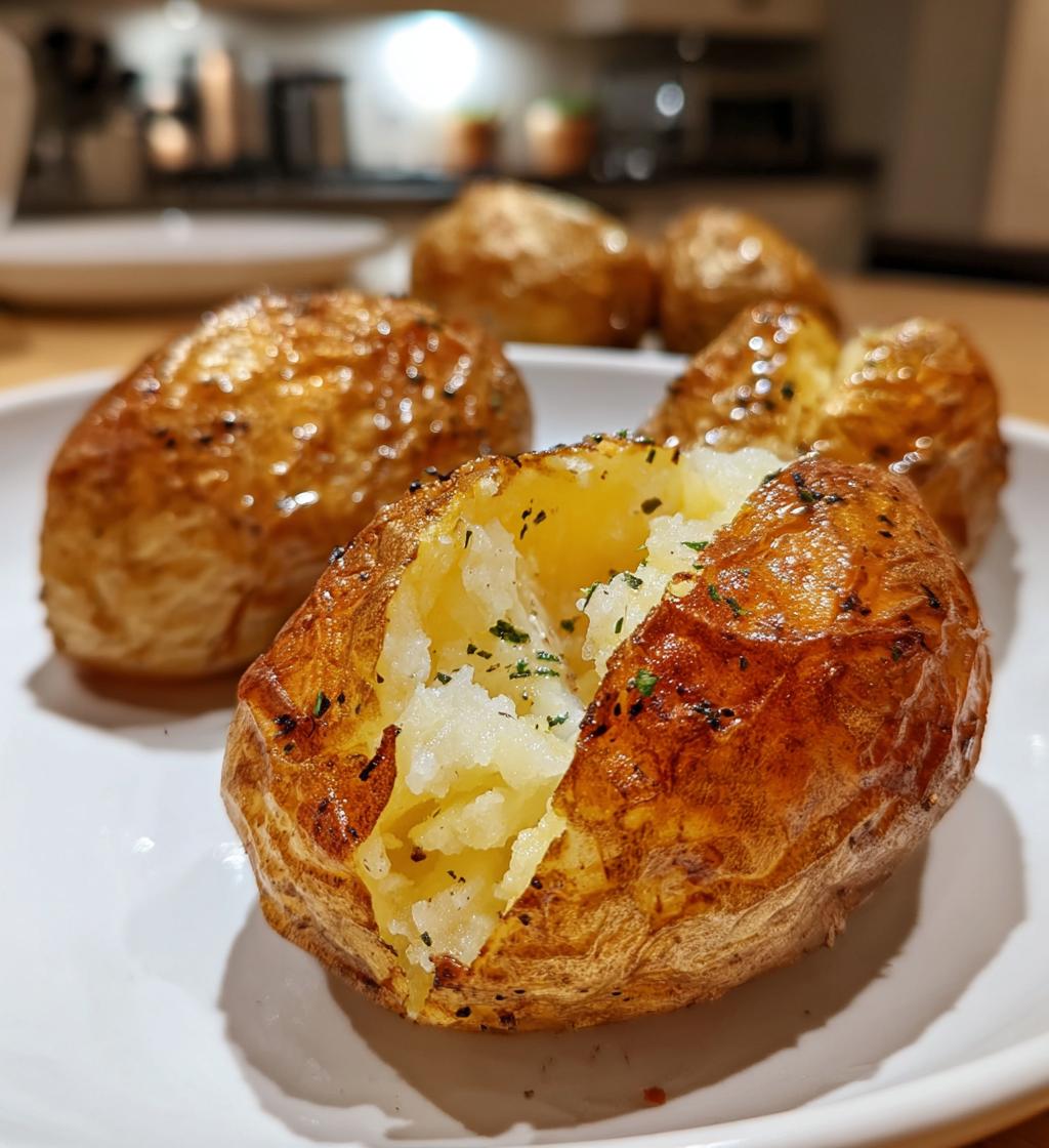 easy air fryer baked potatoes recipe