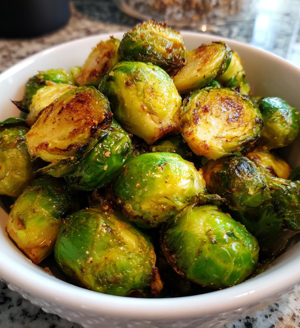 easy air fryer brussels sprouts