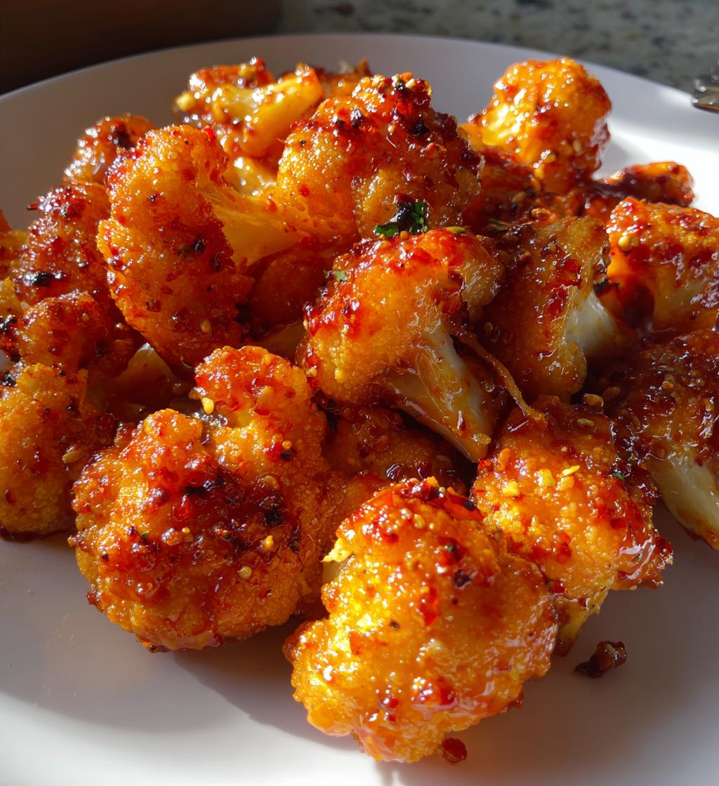 easy air fryer buffalo cauliflower recipe - detail 1