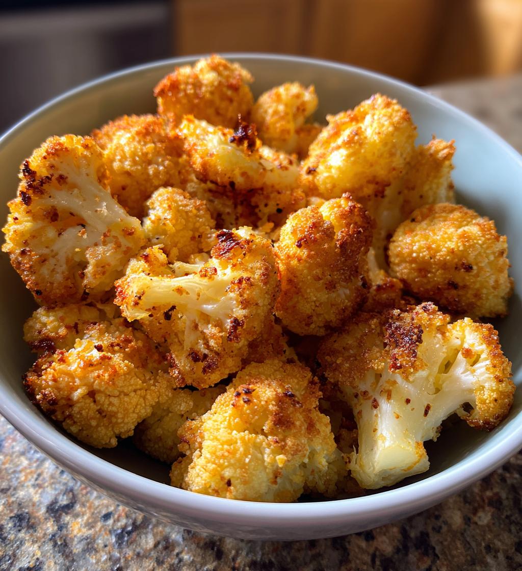 easy air fryer cauliflower bites recipe - detail 1