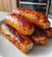 easy air fryer chicken sausages recipe