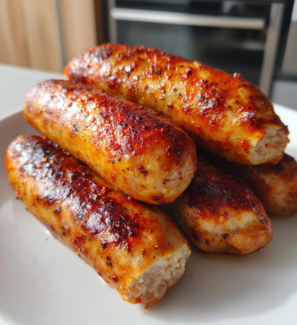 easy air fryer chicken sausages recipe