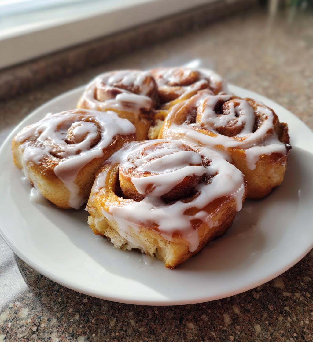 easy air fryer cinnamon rolls recipe - detail 1