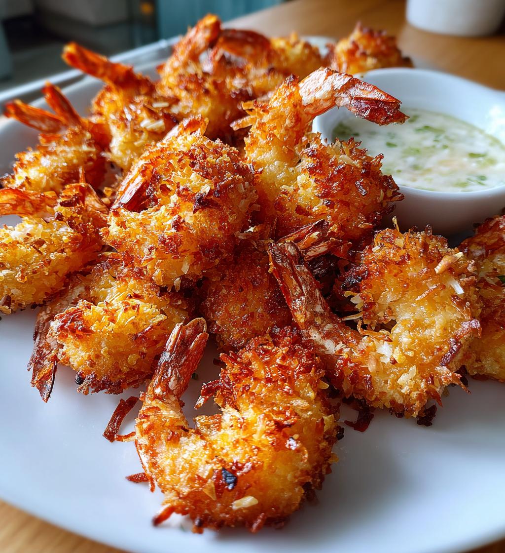 easy air fryer coconut shrimp recipe - detail 1