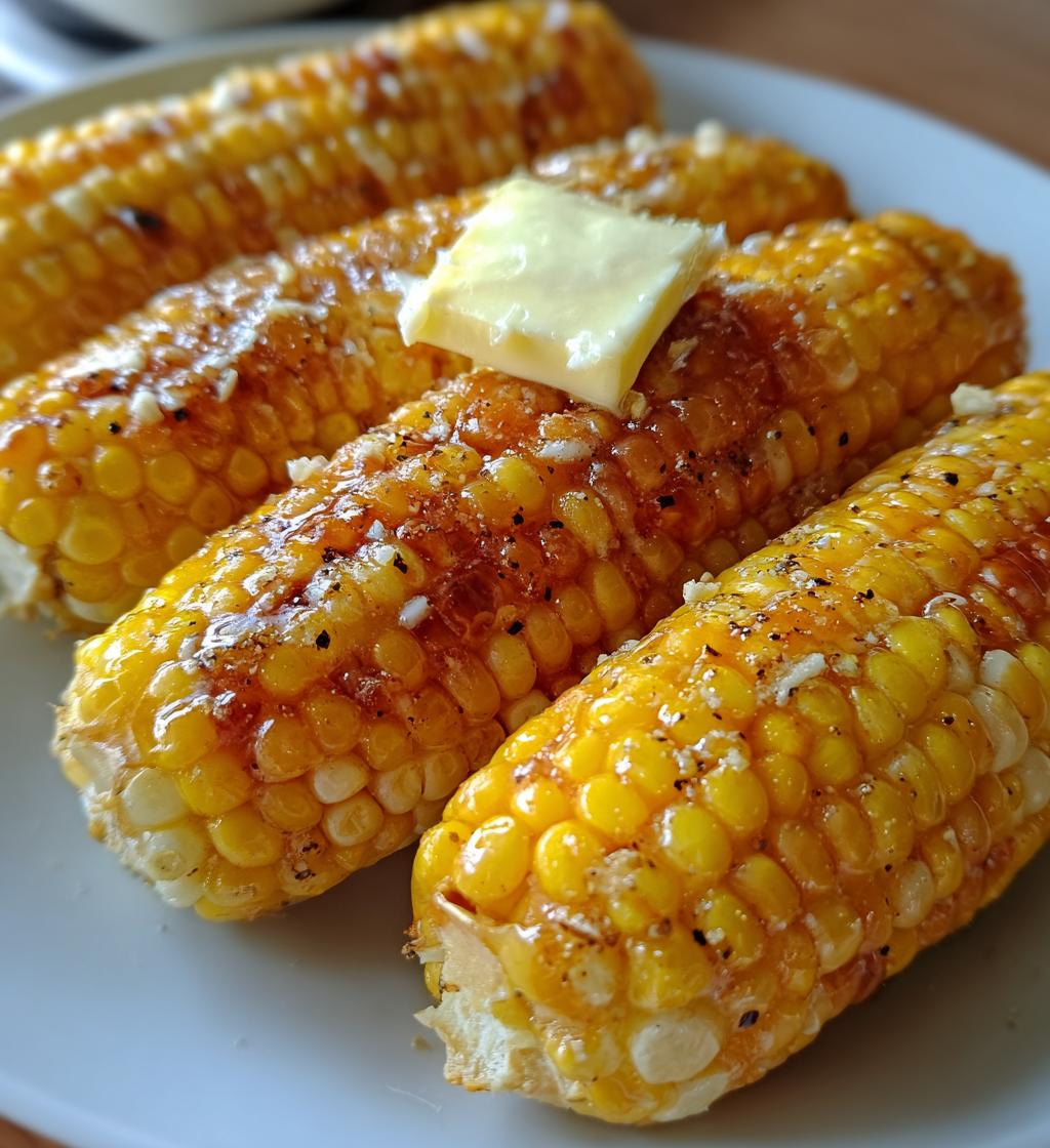 easy air fryer corn on the cob recipe - detail 1
