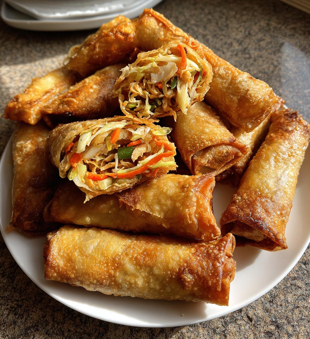 easy air fryer egg rolls recipe