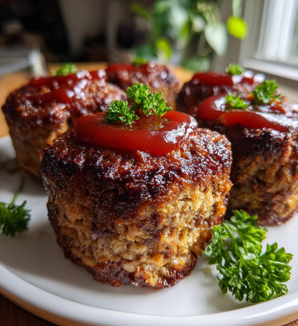 easy air fryer meatloaf minis recipe
