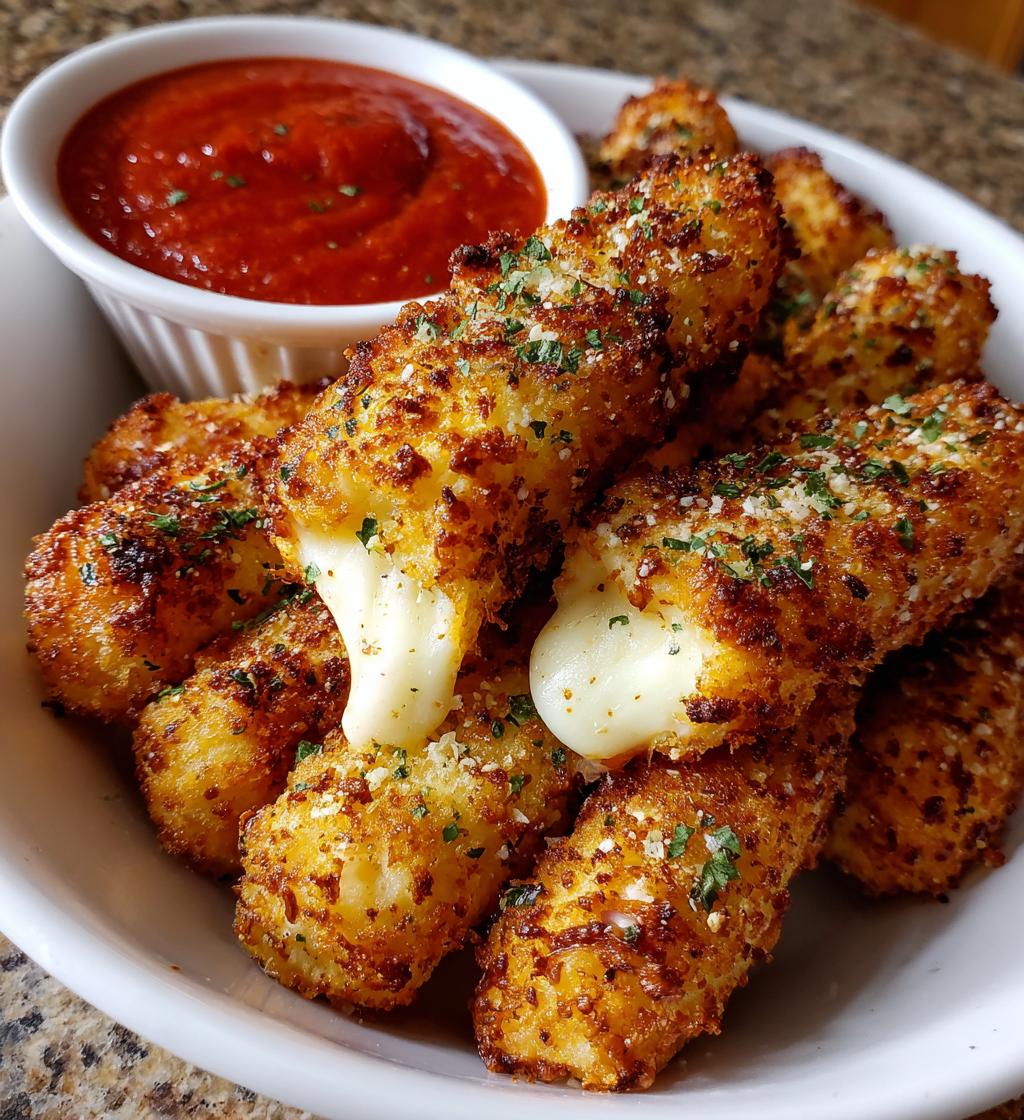 easy air fryer mozzarella sticks recipe - detail 1