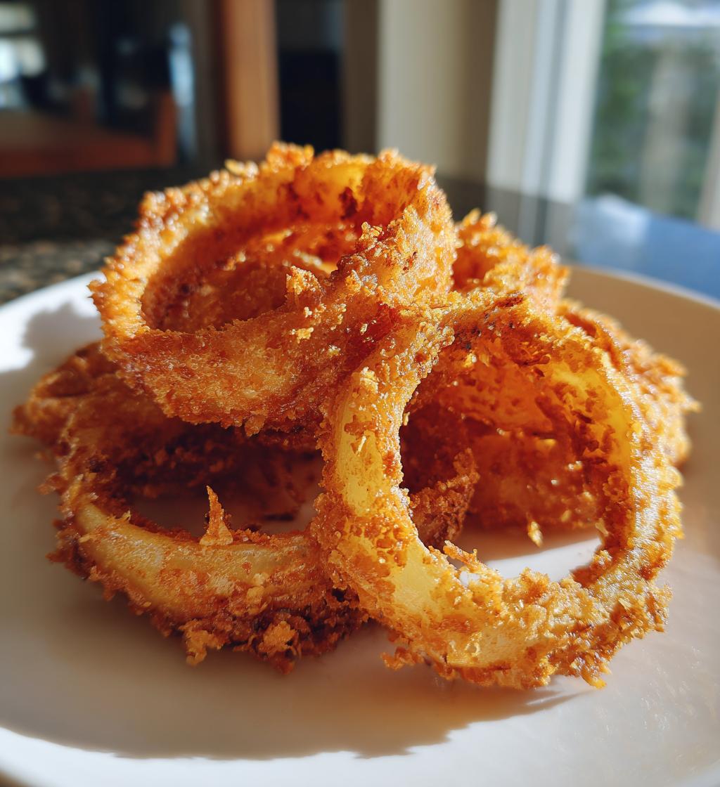 easy air fryer onion rings recipe - detail 1