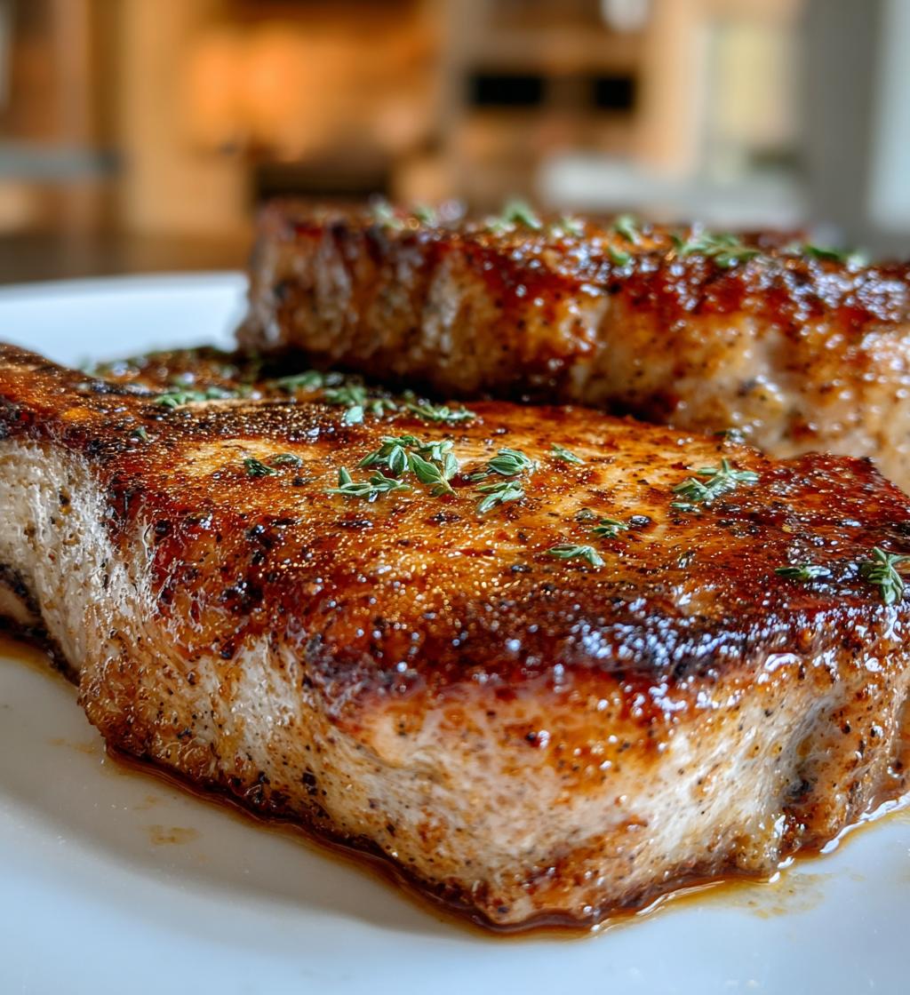 easy air fryer pork chops recipe juicy delicious - detail 1
