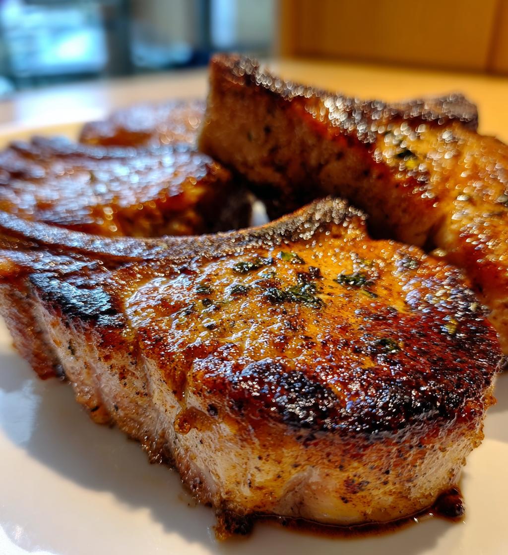 easy air fryer pork chops recipe juicy delicious