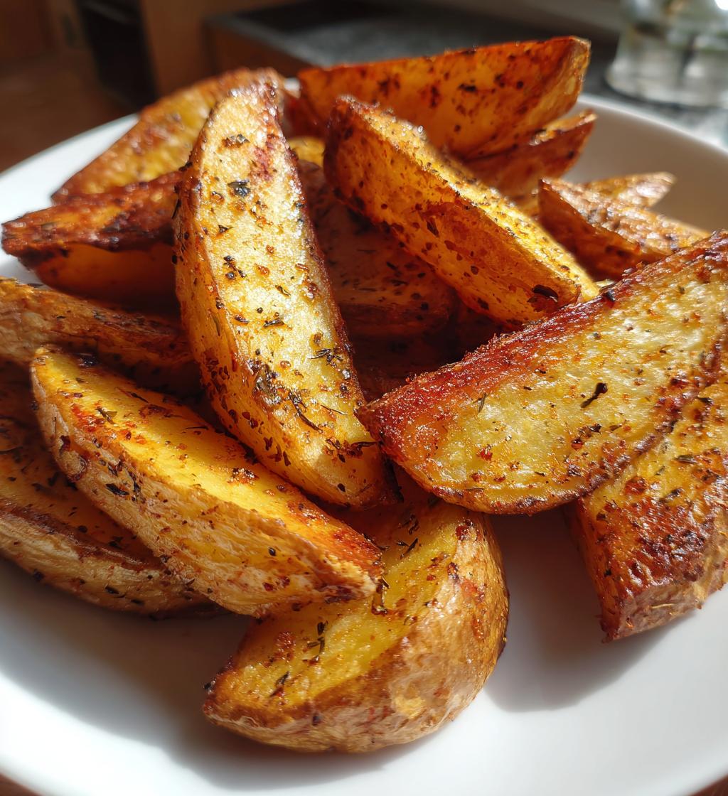 easy air fryer potato wedges recipe