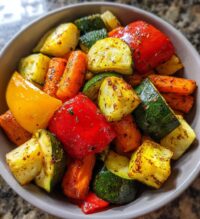 easy air fryer roasted vegetables recipe