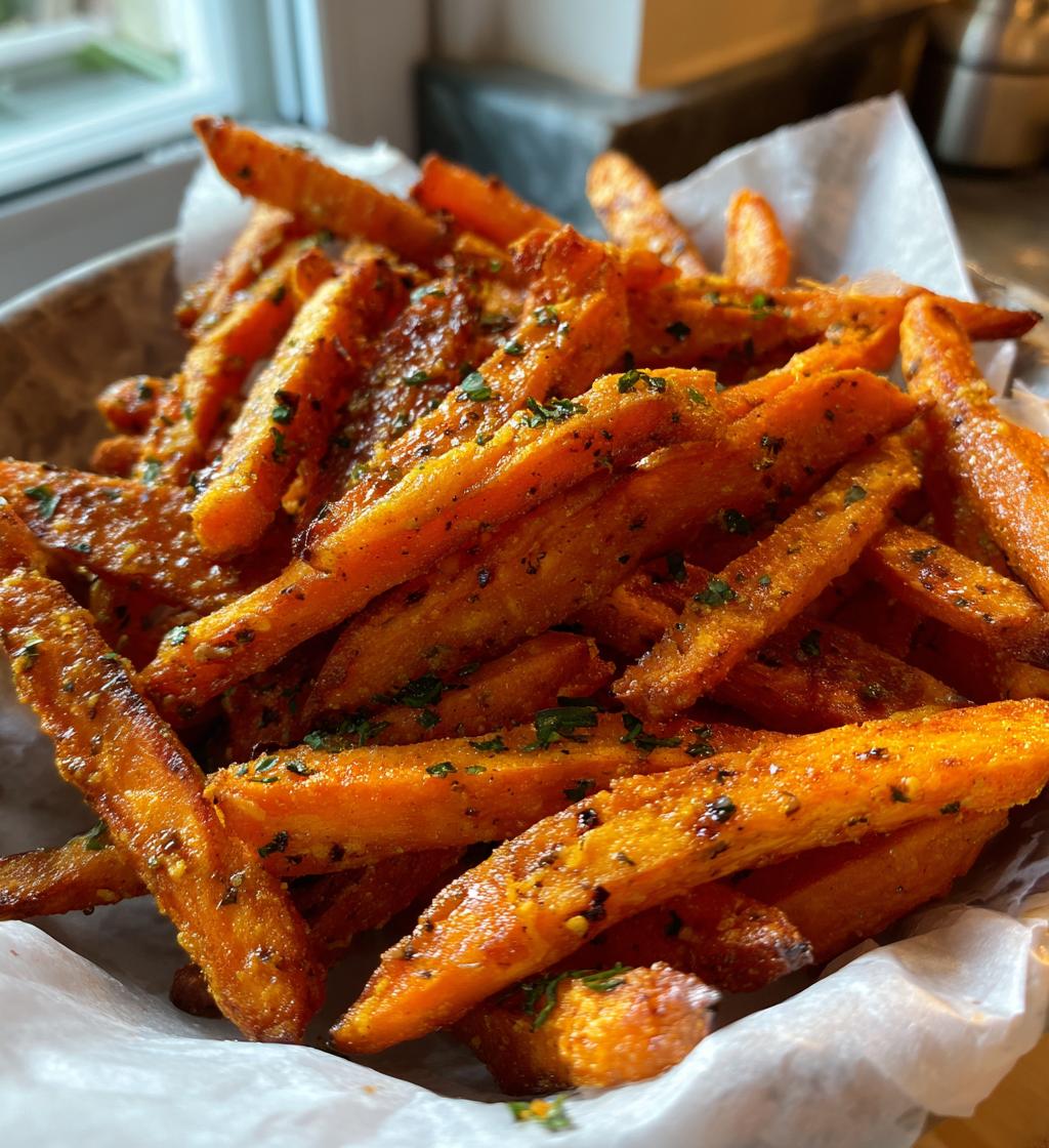 easy air fryer sweet potato fries recipe - detail 1