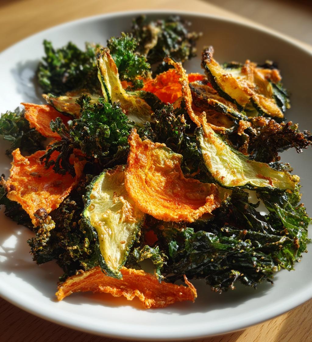 easy air fryer veggie chips recipe - detail 1