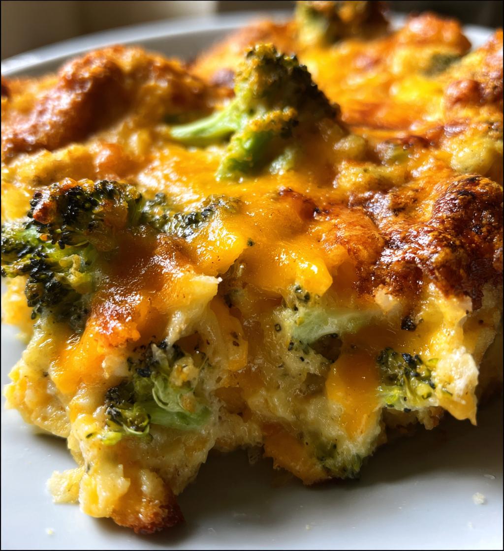 easy broccoli cheese casserole