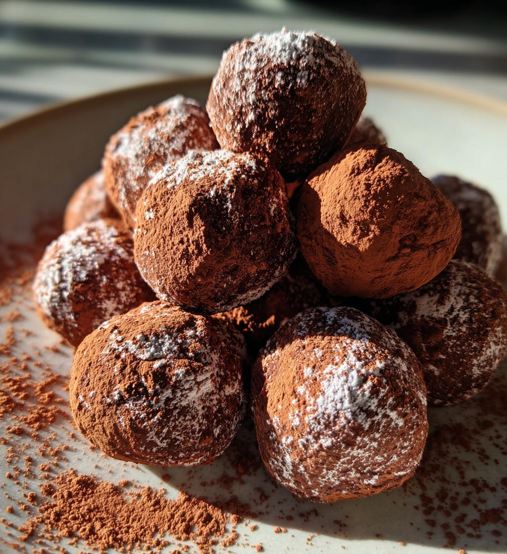 easy brownie truffles