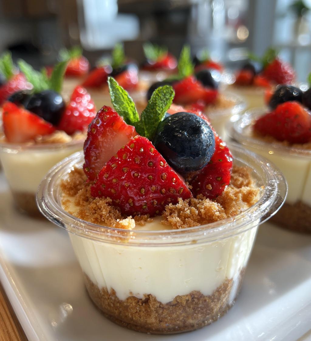 easy cheesecake cups
