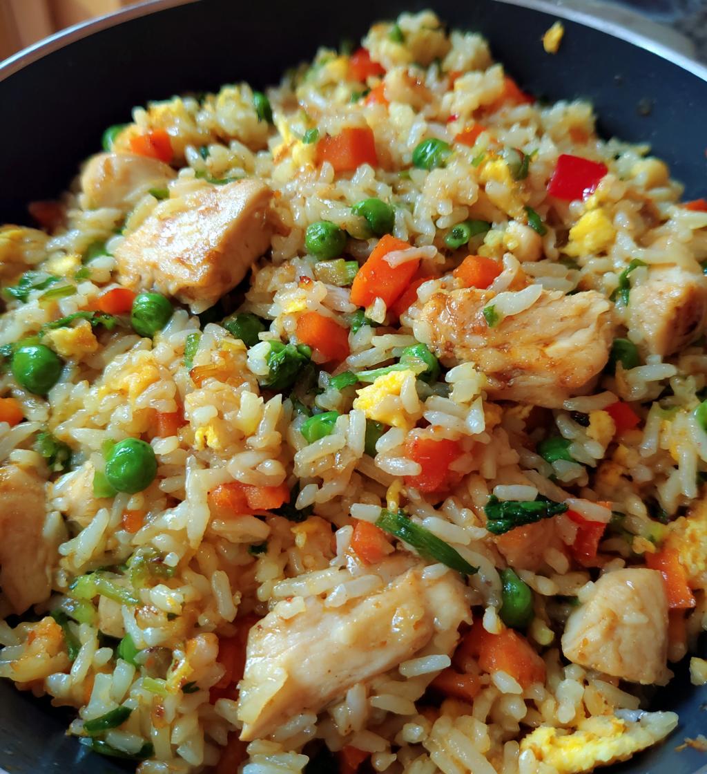easy chicken fried rice - detail 1