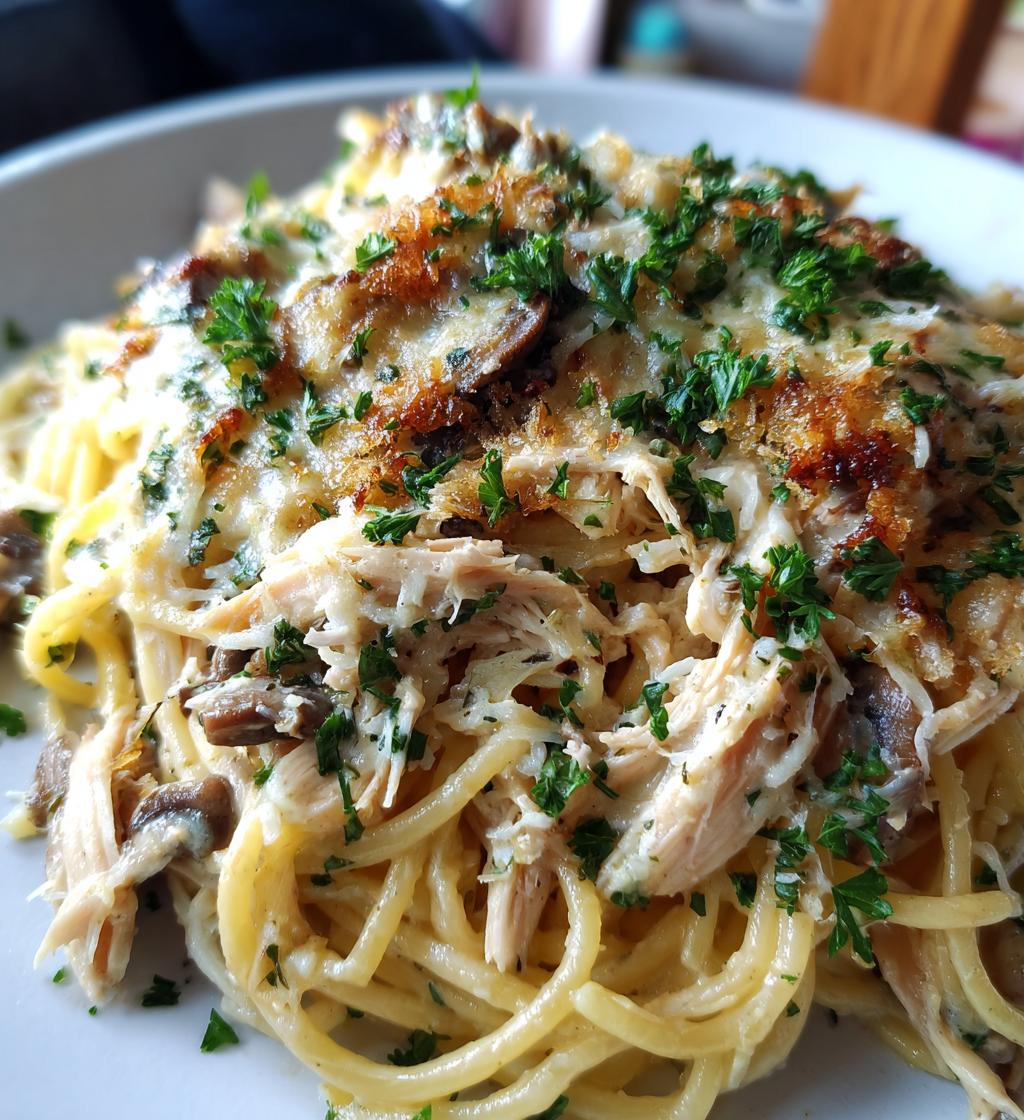 easy chicken tetrazzini