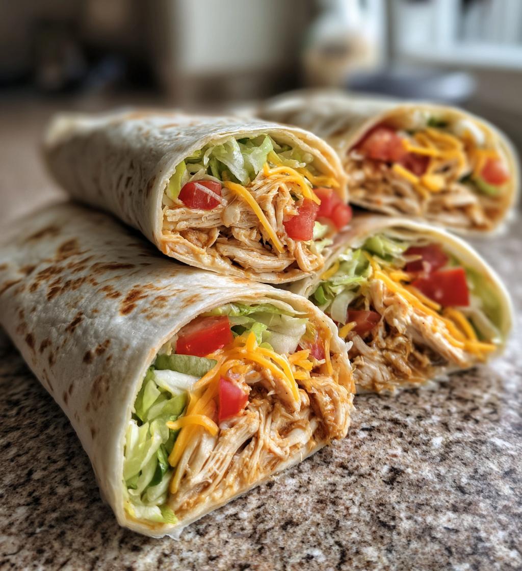 easy chicken wraps