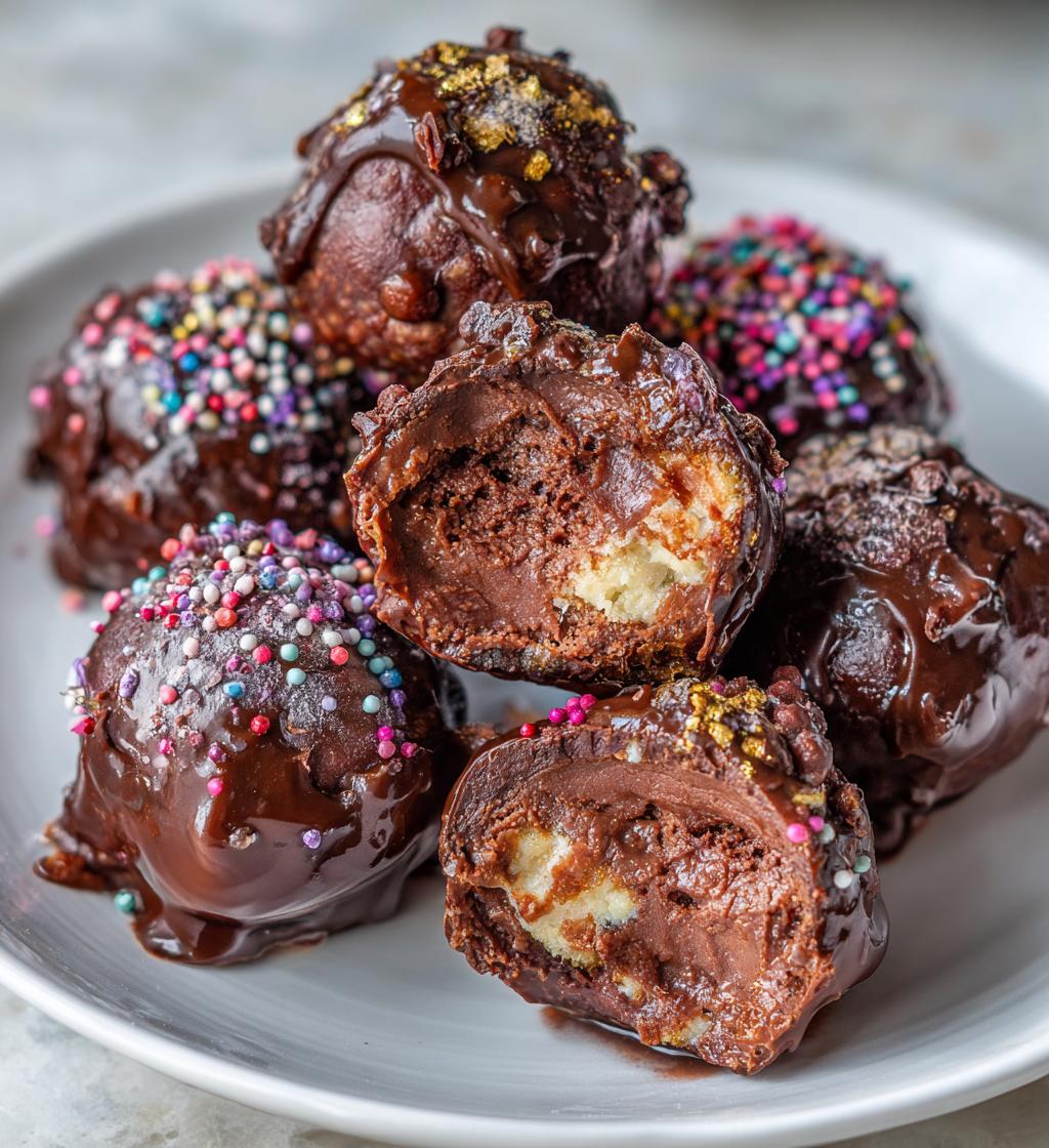 easy chocolate balls - detail 1