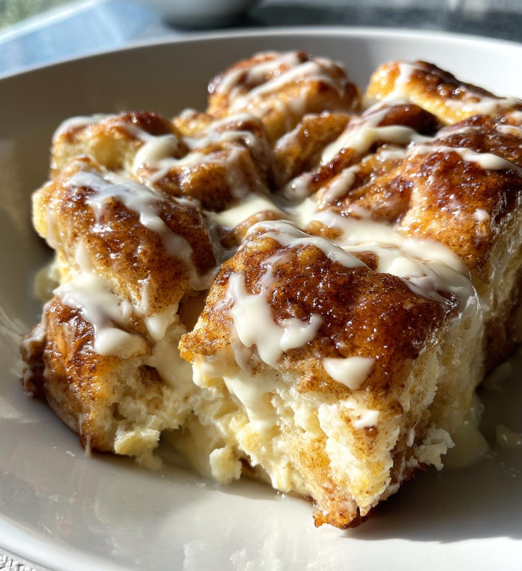easy cinnamon roll casserole