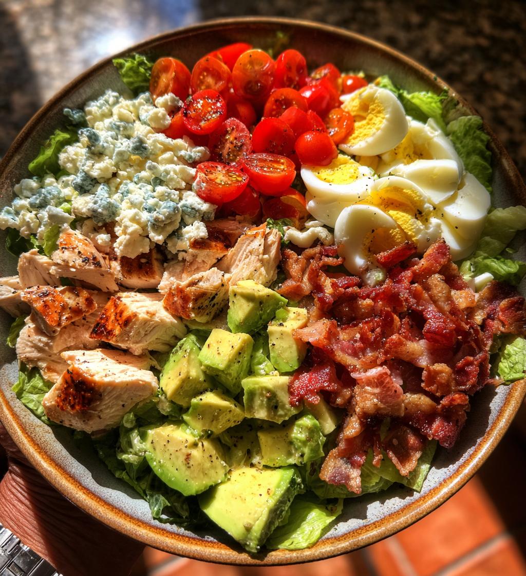 easy cobb salad meal prep