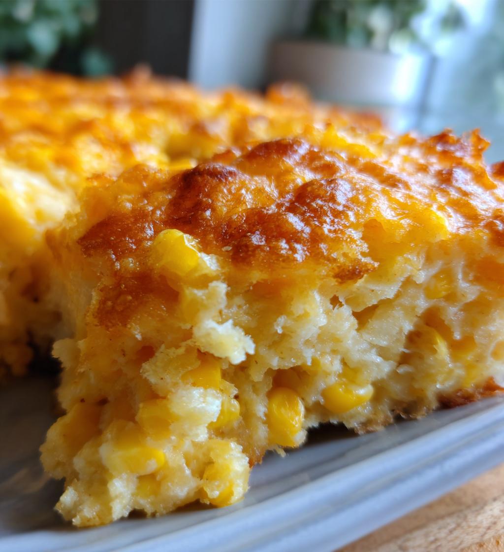 easy corn casserole - detail 1